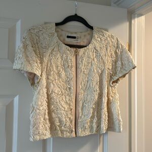 Cropped textured Liefsdottir jacket